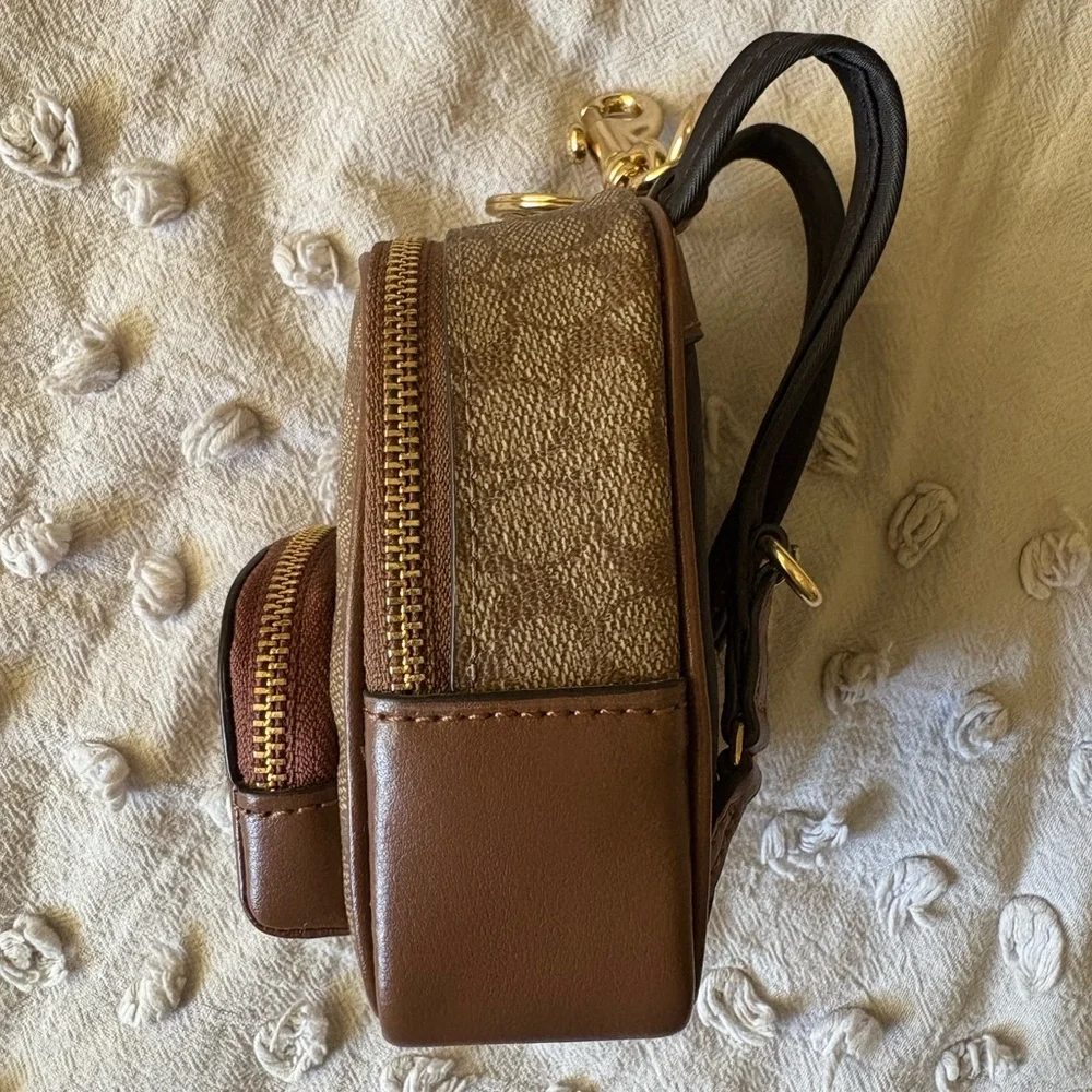 Coach Mini Backpack KeyChain - Picture 7 of 8